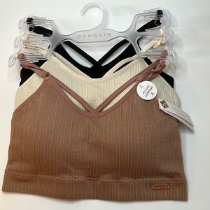 Danskin all day comfort padded bralettes 3 pack